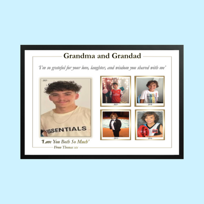 A2 Size Family Photo Collage