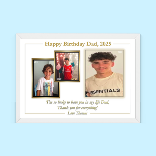 A3 Size Family Photo Collage