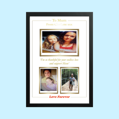 A3 Size Family Photo Collage